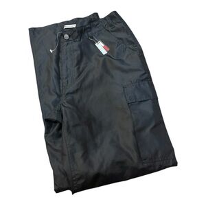Vintage Tommy Hilfiger Black Cargo Pants with Charm Size 12